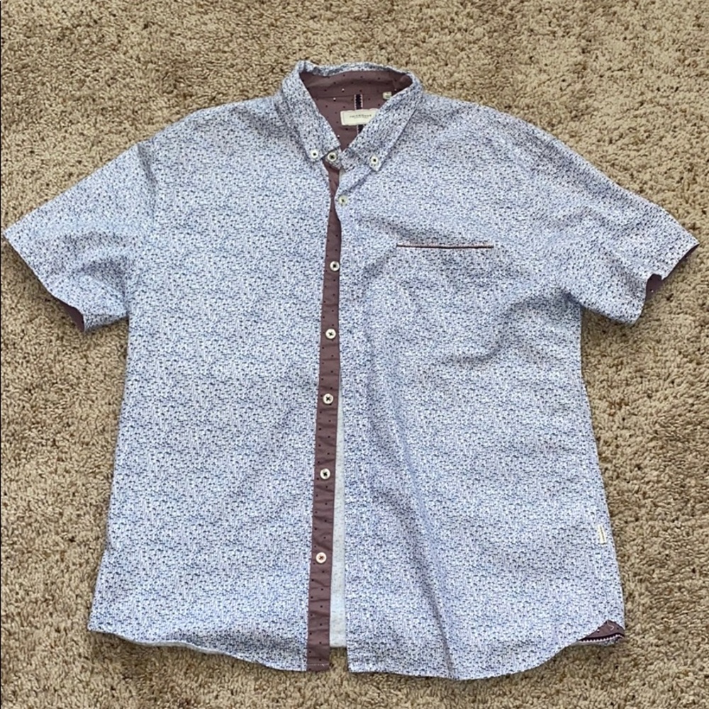7 diamond short sleeve shirt size large